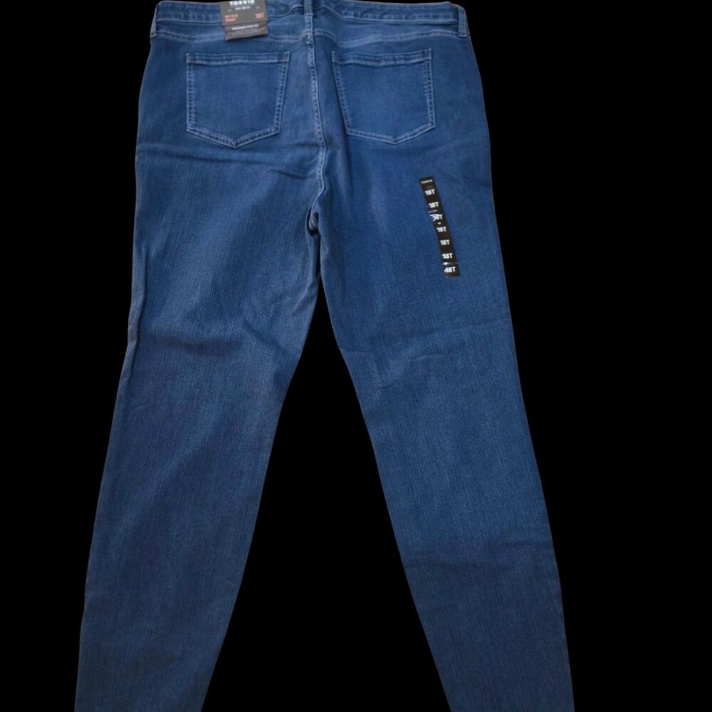 Torrid “Sky High Skinny” Ripped Jeans – Size 18T – New with Tags - Picture 3 of 11